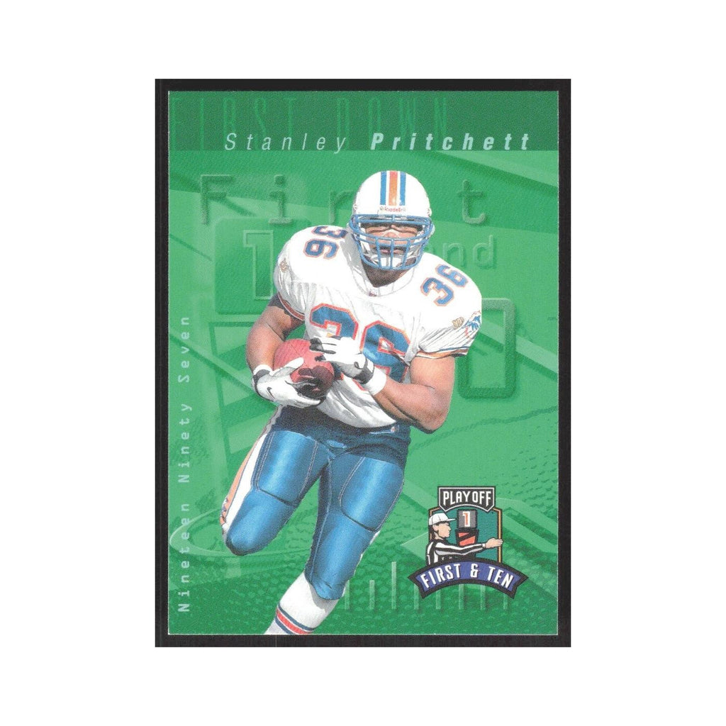 1997 Playoff First & Ten Stanley Pritchett Dolphins #64