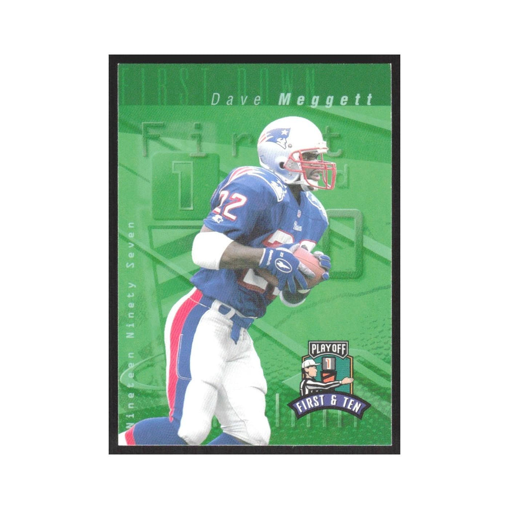 1997 Playoff First & Ten Dave Meggett Patriots #220