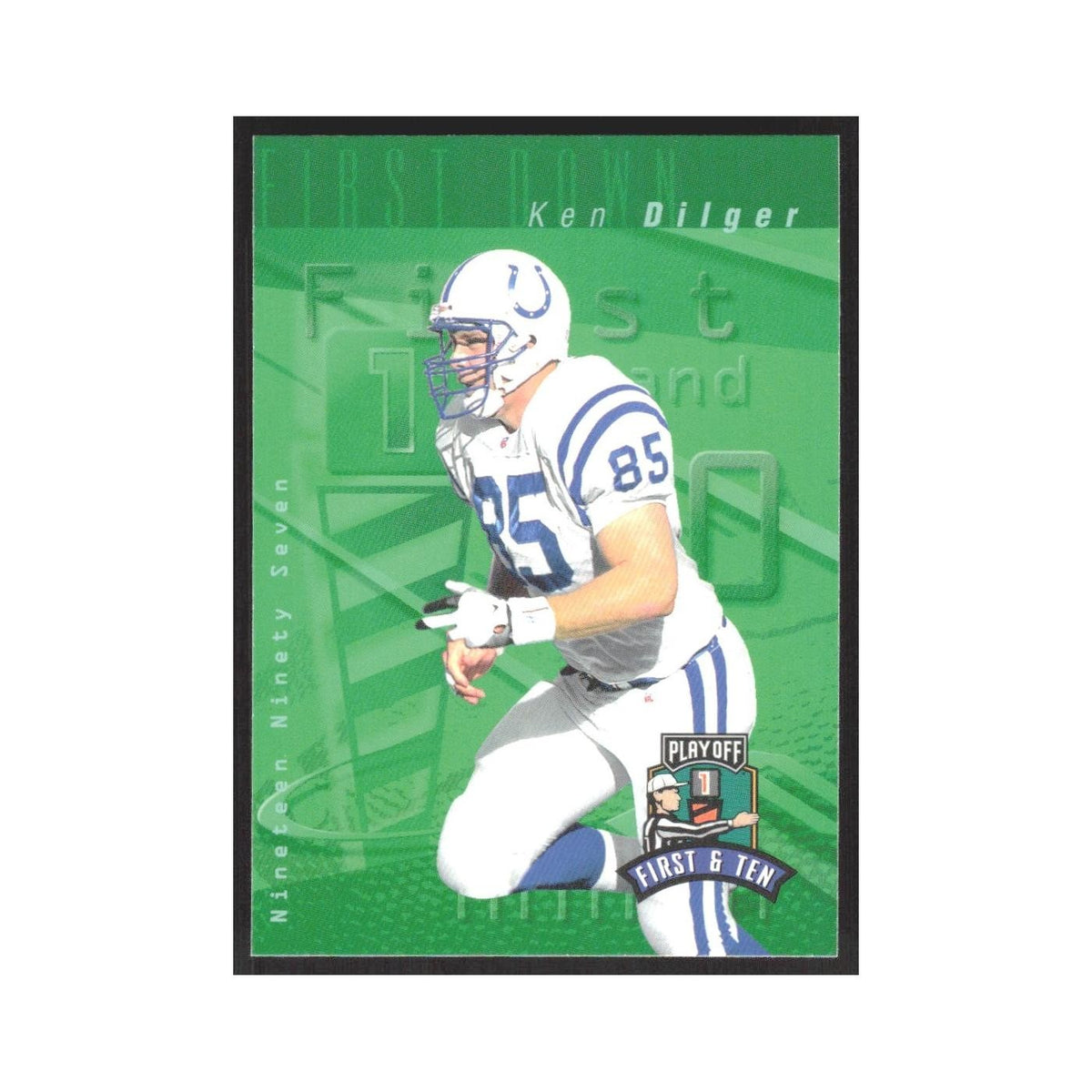 1997 Playoff First & Ten Ken Dilger Colts #85