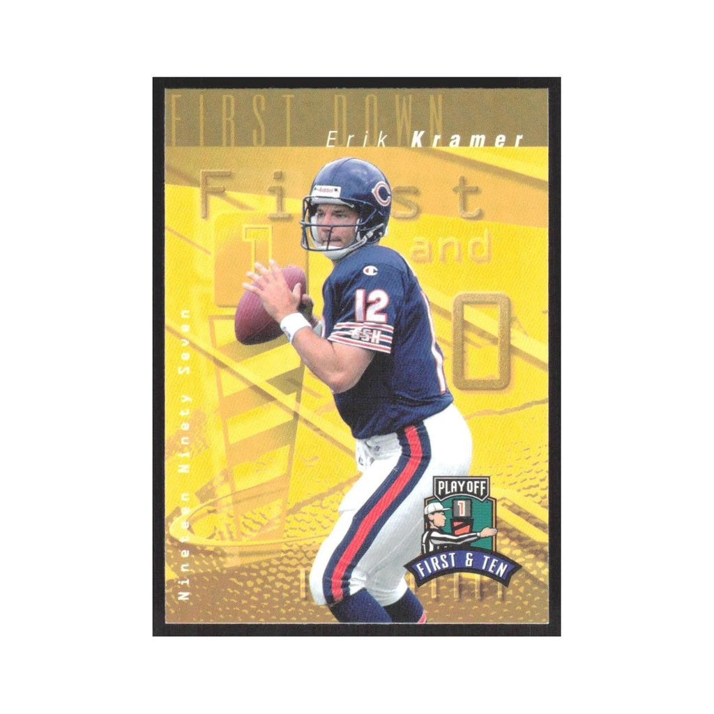 1997 Playoff First & Ten Erik Kramer Bears #93