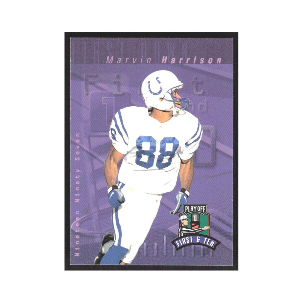 1997 Playoff First & Ten Marvin Harrison Colts #185