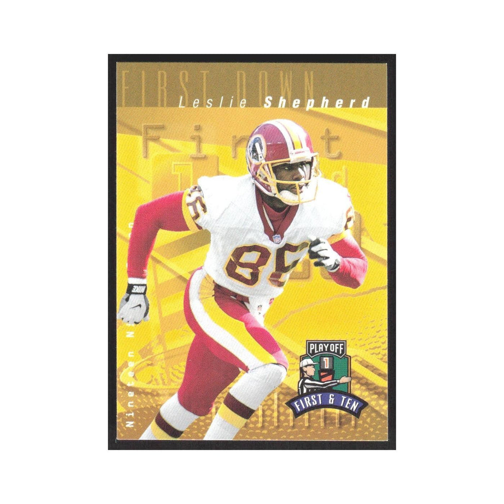1997 Playoff First & Ten Leslie Shepherd Redskins #240