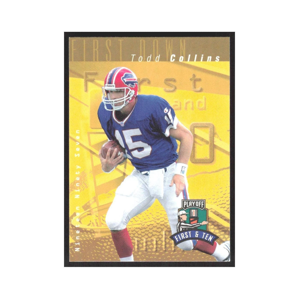 1997 Playoff First & Ten Todd Collins Bills #141