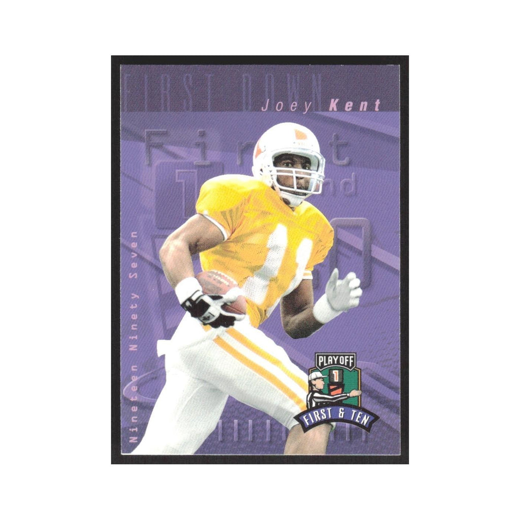 1997 Playoff First & Ten Joey Kent RC Houston Oilers #245