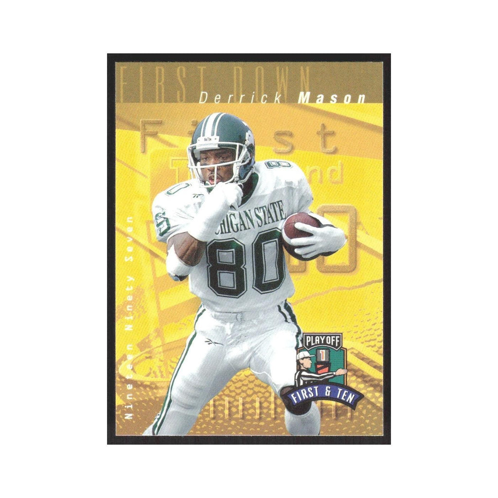 1997 Playoff First & Ten Derrick Mason RC Houston Oilers #243