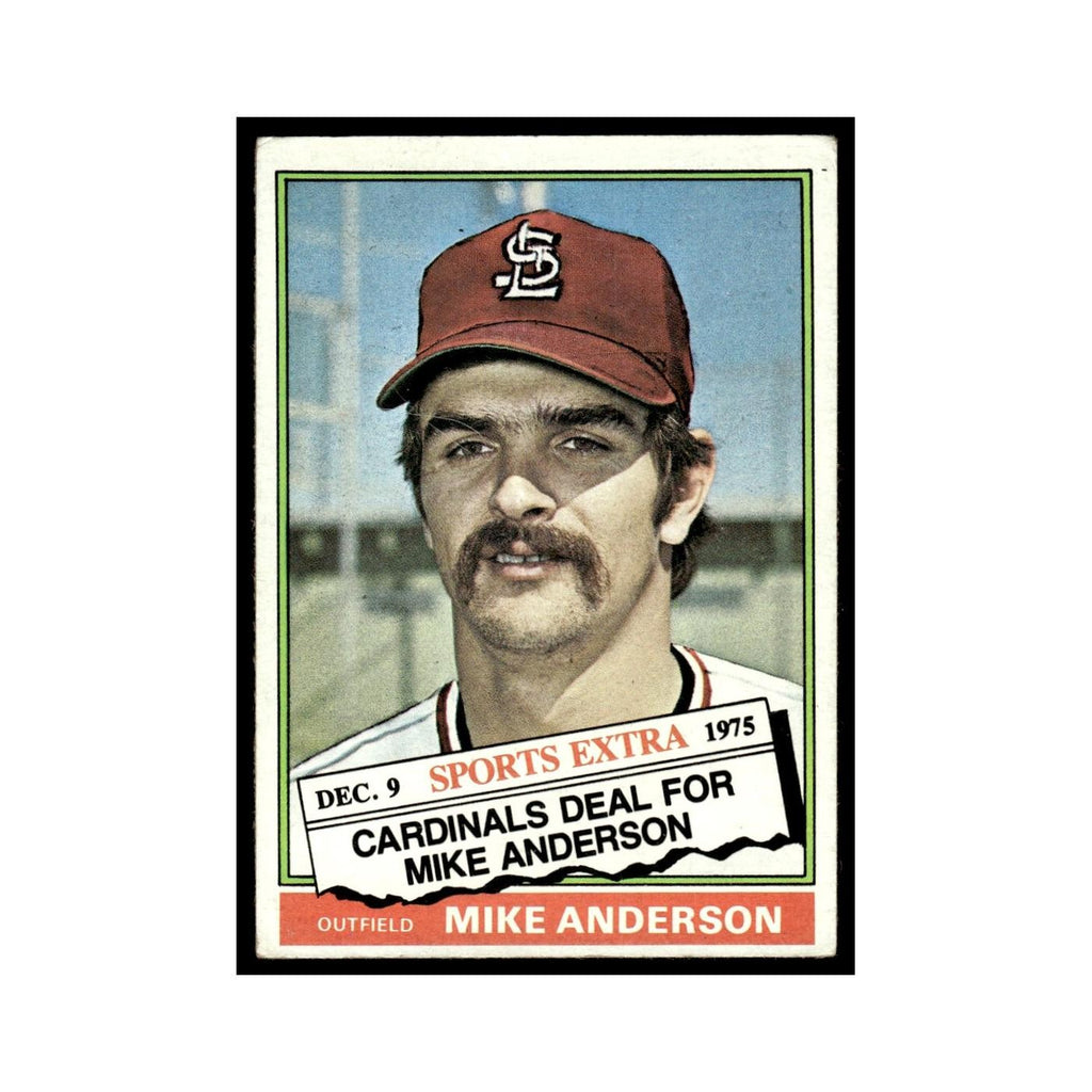 Mike Anderson 1976 Topps Traded #527T St. Louis Cardinals Baseball Card EX