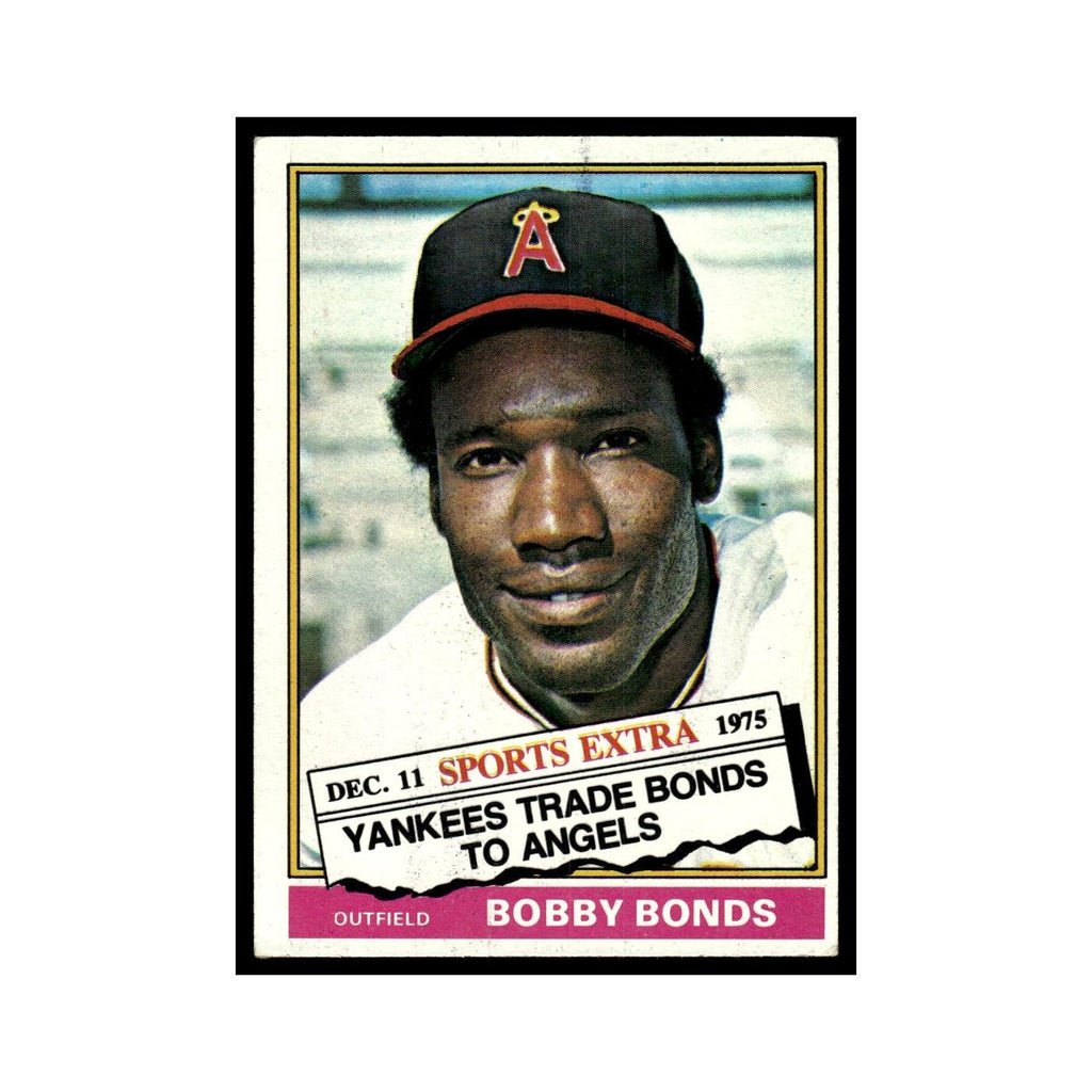 Bobby Bonds 1976 Topps Traded #380T California Angels Baseball Card EX