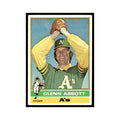 Glenn Abbott 1976 Topps #322 Oakland Athletics Baseball Card EX