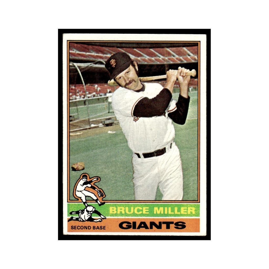 Bruce Miller 1976 Topps #367 San Francisco Giants Baseball Card EX