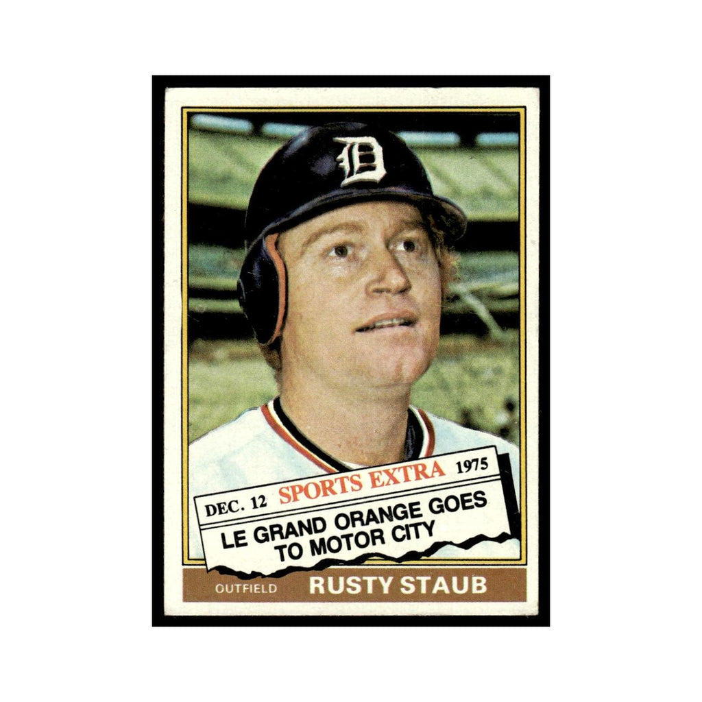 Rusty Staub 1976 Topps Traded #120T Detroit Tigers Baseball Card EX