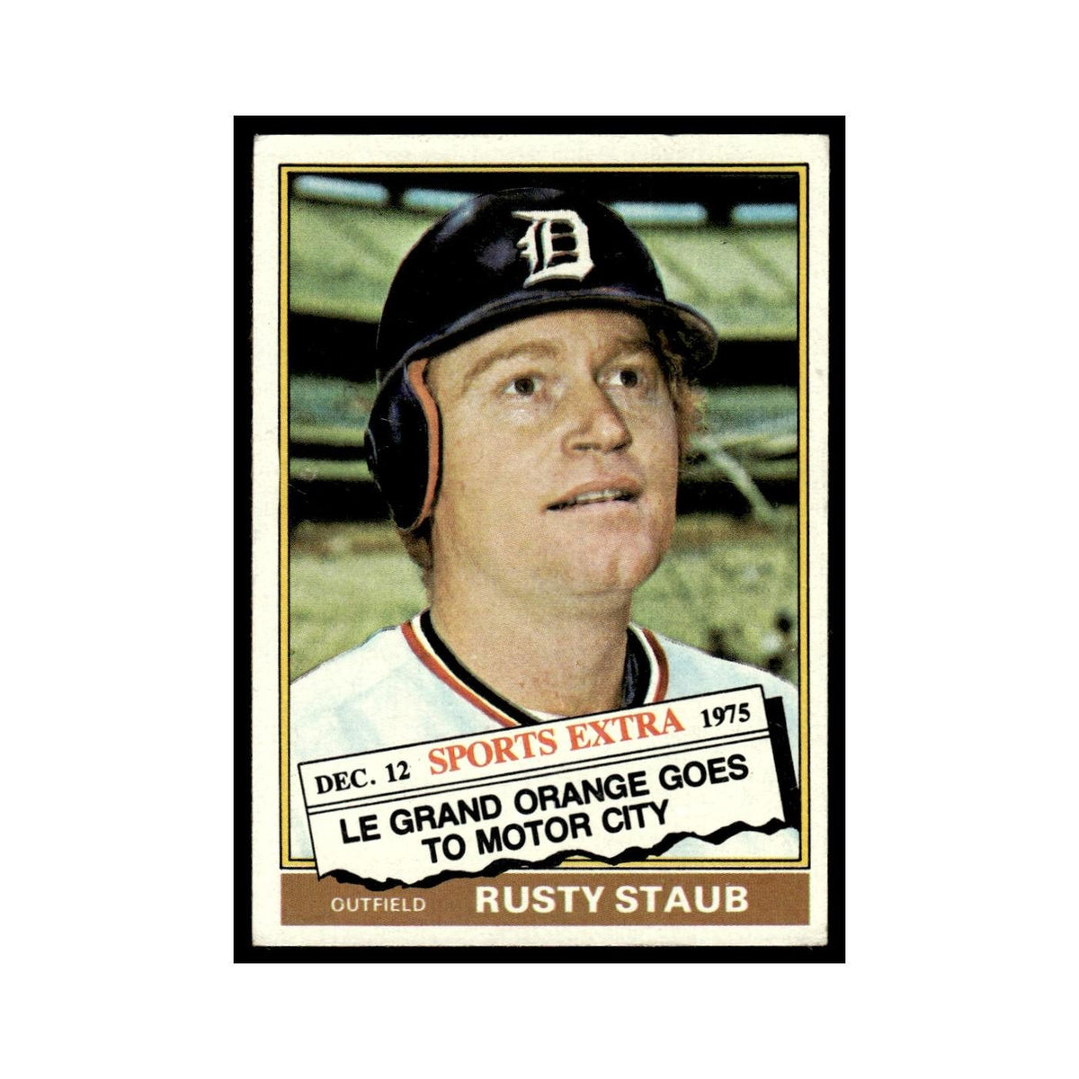 Rusty Staub 1976 Topps Traded #120T Detroit Tigers Baseball Card EX