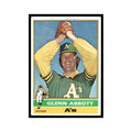 Glenn Abbott 1976 Topps #322 Oakland Athletics Baseball Card EX