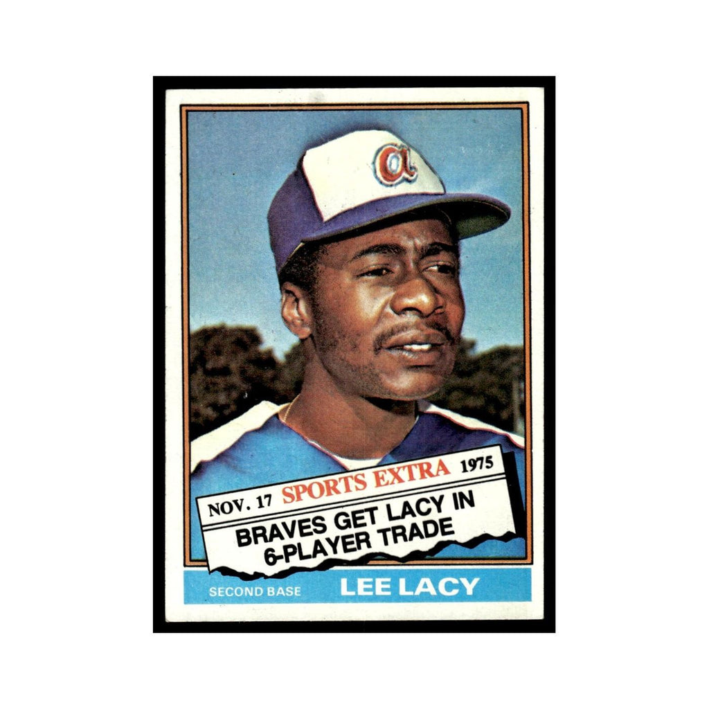 Lee Lacy 1976 Topps Traded #99T Atlanta Braves Baseball Card EX