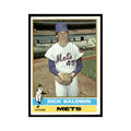 Rick Baldwin Rookie 1976 Topps #372 New York Mets Baseball Card EX