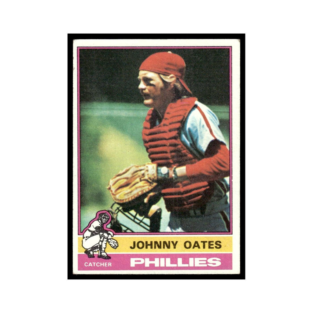 Johnny Oates 1976 Topps #62 Philadelphia Phillies Baseball Card EX