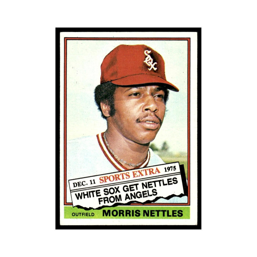 Morris Nettles 1976 Topps Traded #434T Chicago White Sox Baseball Card EX