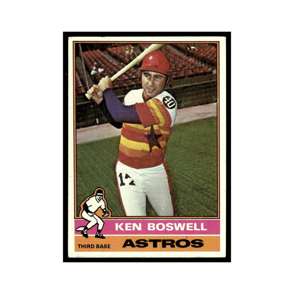 Ken Boswell 1976 Topps #379 Houston Astros Baseball Card EX