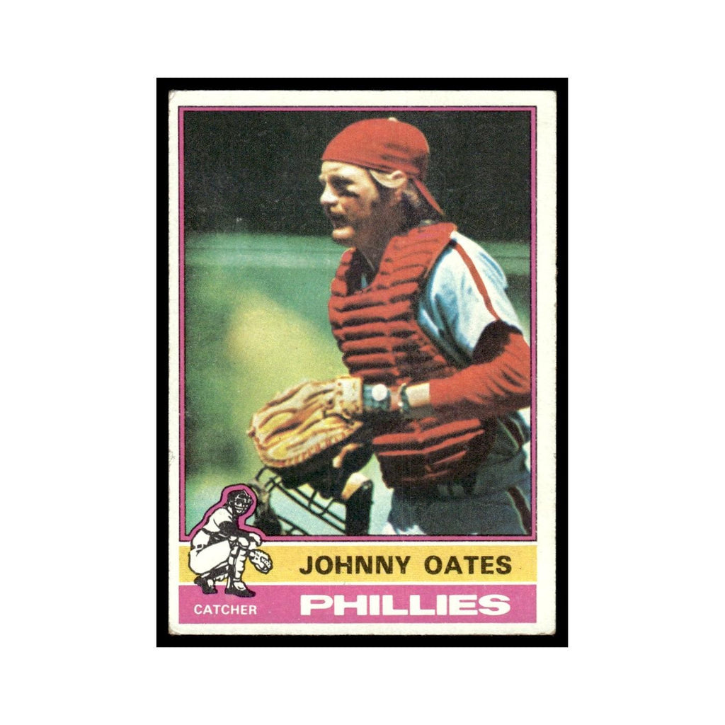 Johnny Oates 1976 Topps #62 Philadelphia Phillies Baseball Card EX