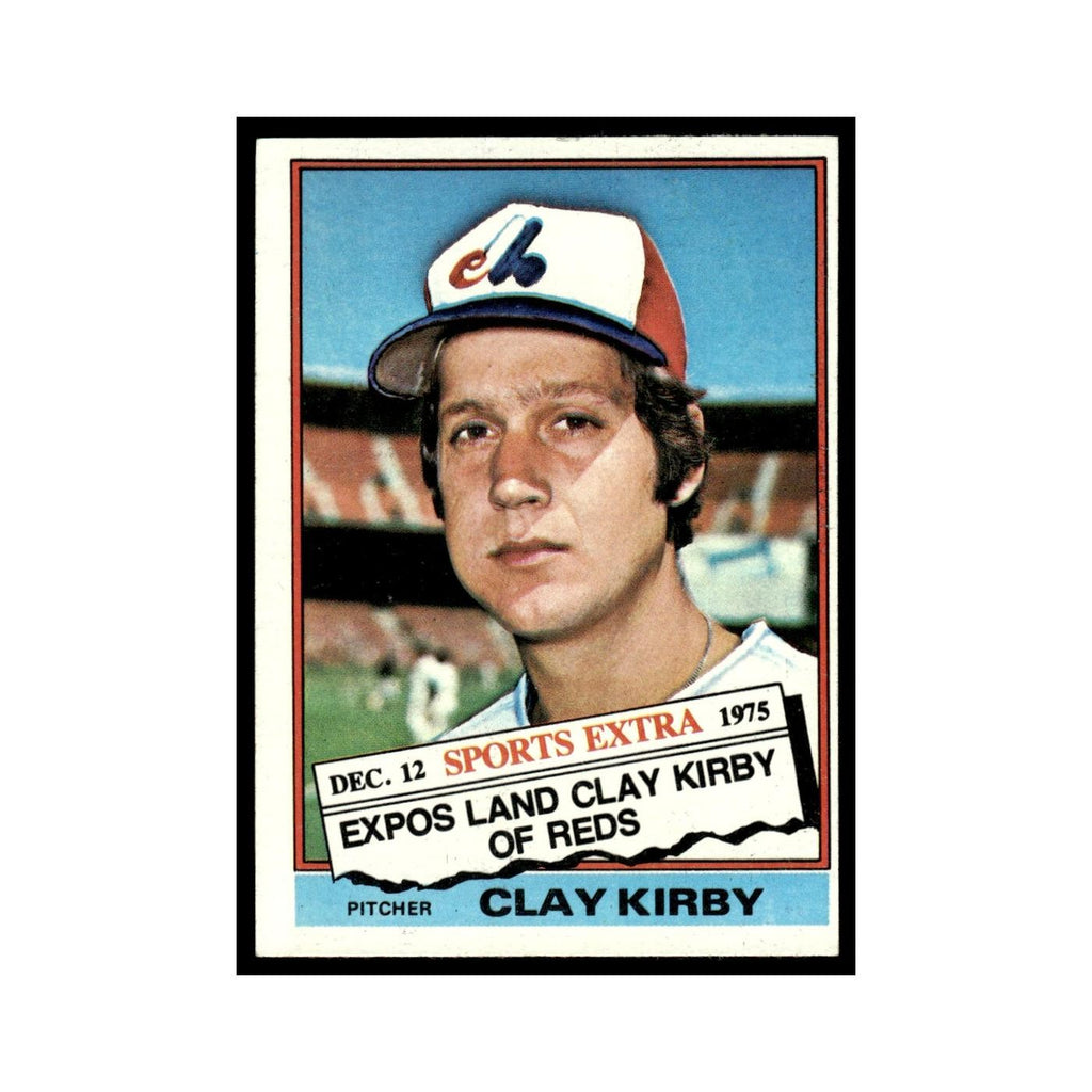 Clay Kirby 1976 Topps Traded #579T Montreal Expos Baseball Card EX