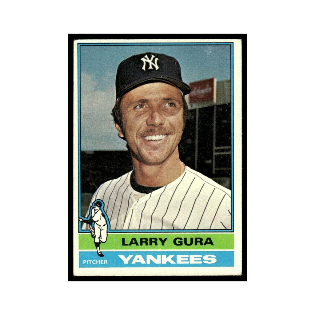 Larry Gura 1976 Topps #319 New York Yankees Baseball Card EX