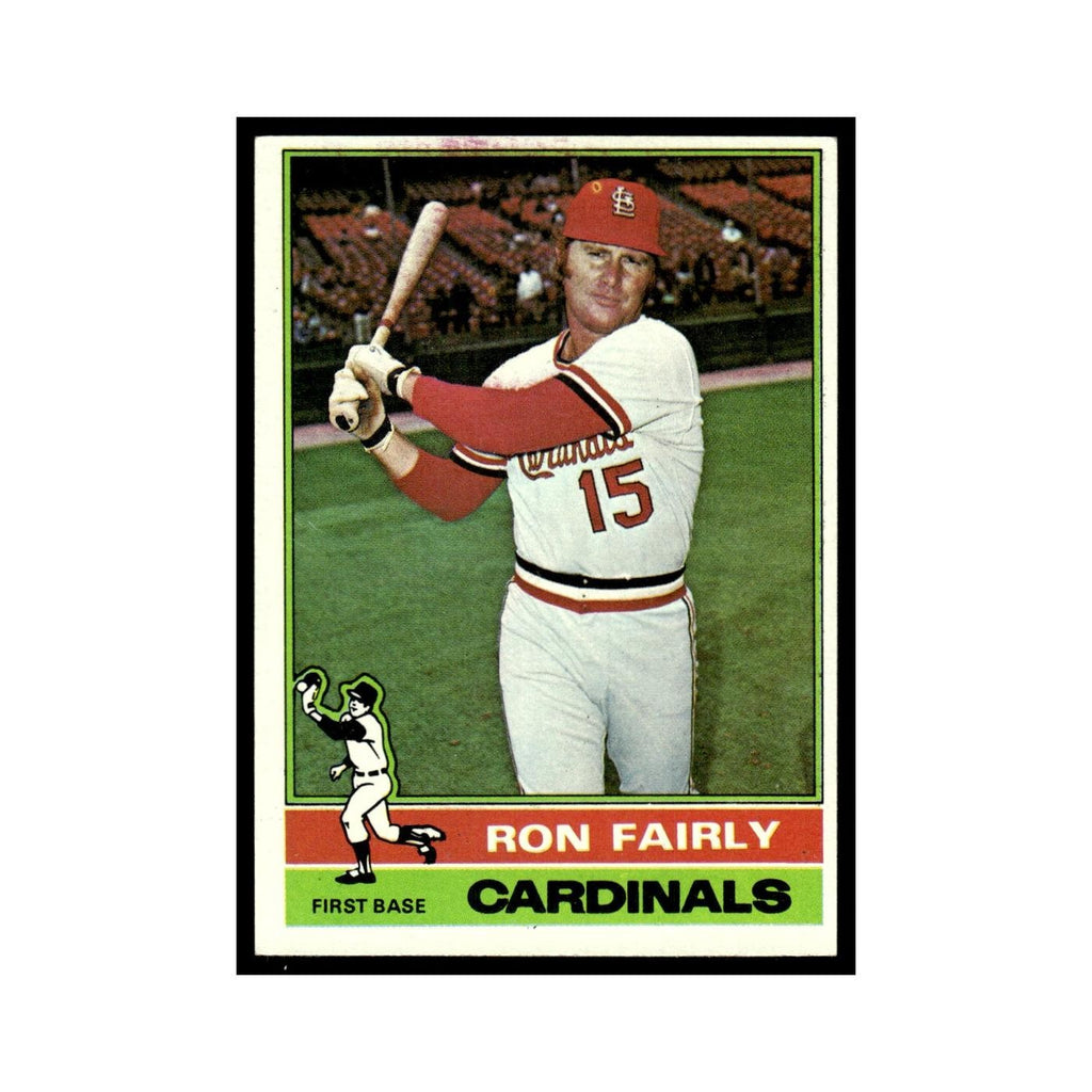 Ron Fairly 1976 Topps #375 Los Angeles Dodgers Baseball Card EX