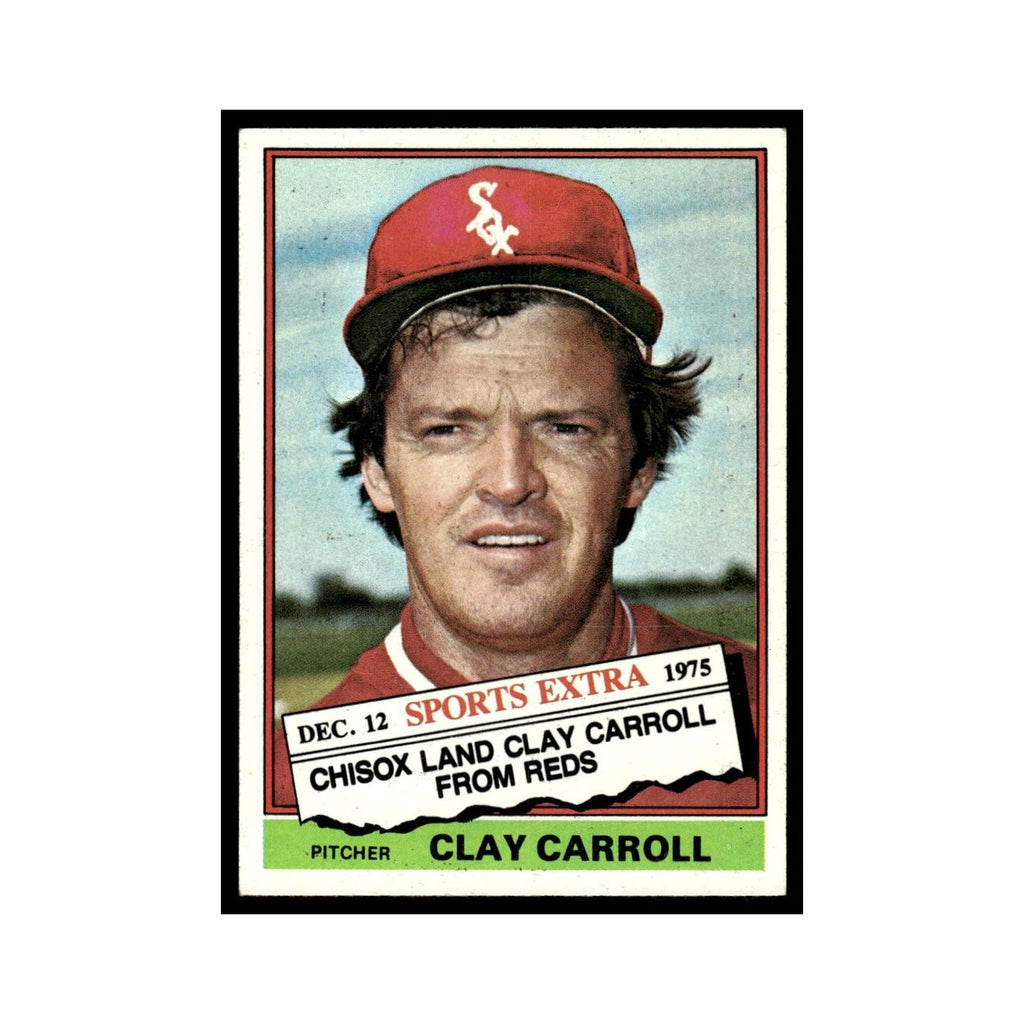 Clay Carroll 1976 Topps Traded #211T Chicago White Sox Baseball Card EX
