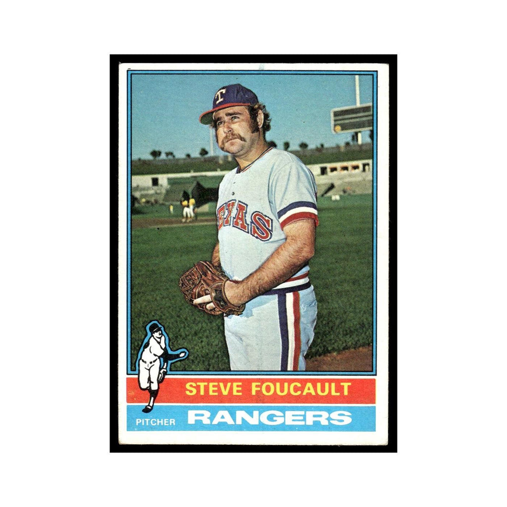 Steve Foucault 1976 Topps #303 Texas Rangers Baseball Card EX