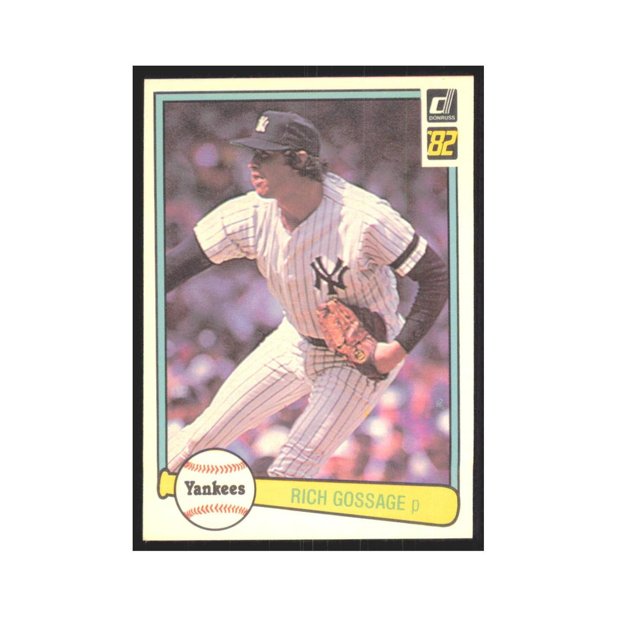 1982 Donruss Rich Gossage Yankees #283