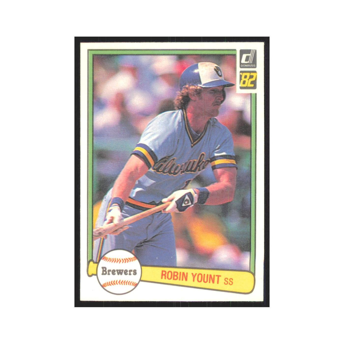 1982 Donruss Robin Yount Brewers #510