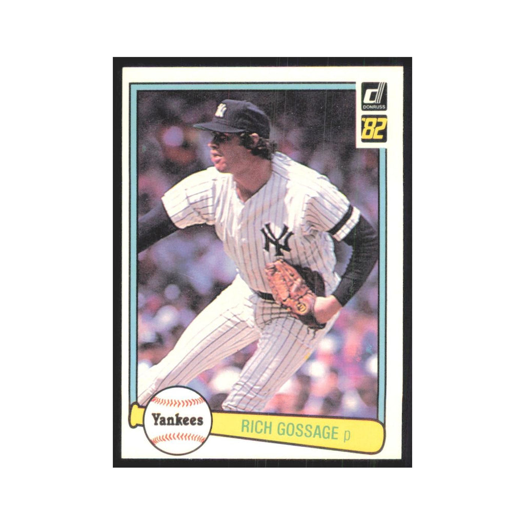 1982 Donruss Rich Gossage Yankees #283