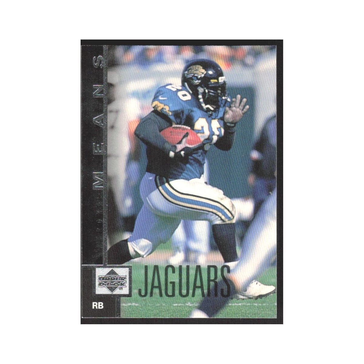 1997 Upper Deck Natrone Means Jaguars #179