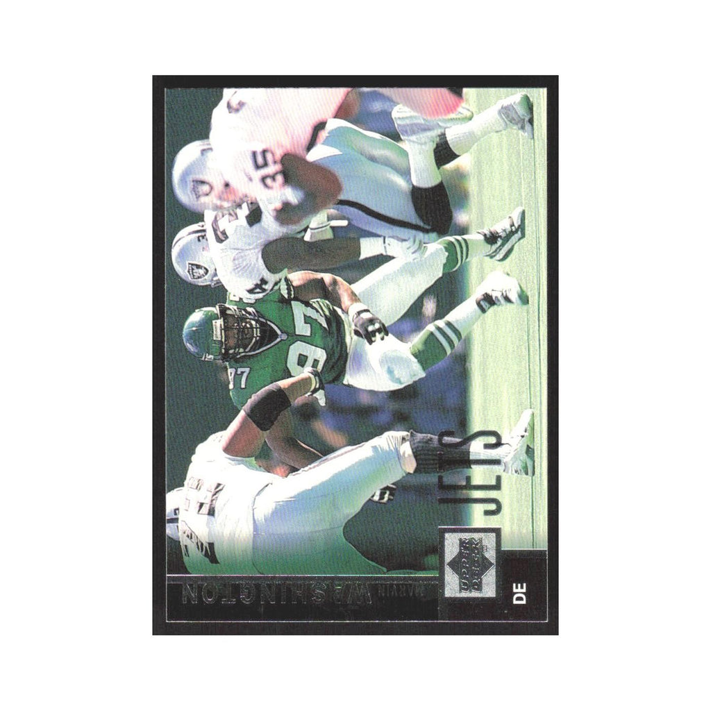 1997 Upper Deck Marvin Washington Jets #189