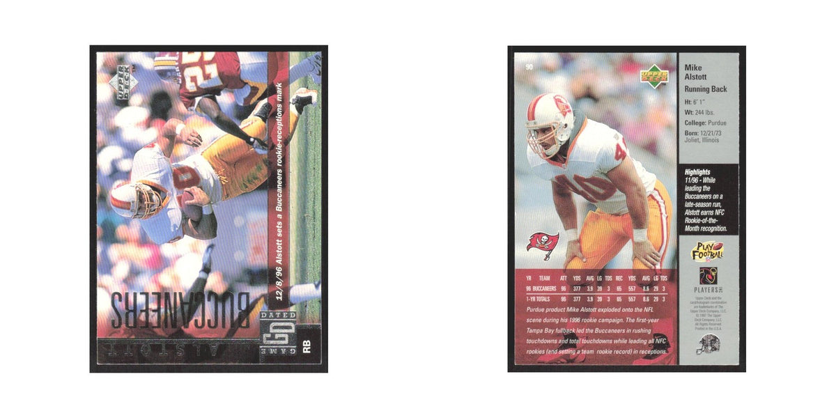 1997 Upper Deck Mike Alstott Buccaneers #90