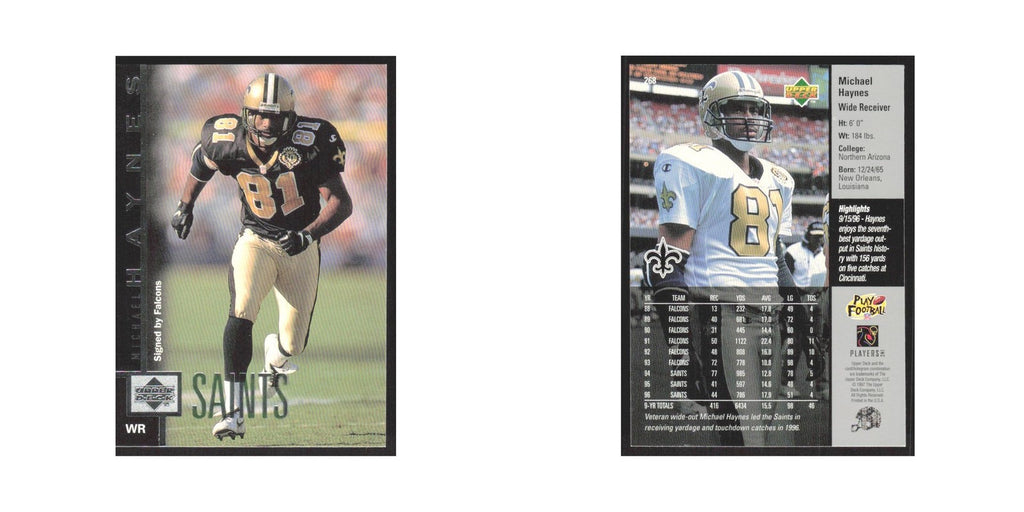 1997 Upper Deck Michael Haynes Falcons #268