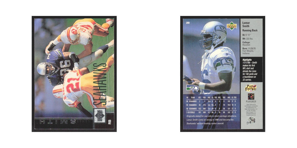 1997 Upper Deck Lamar Smith Seahawks #280