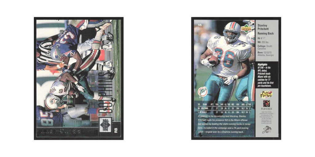 1997 Upper Deck Stanley Pritchett Dolphins #145