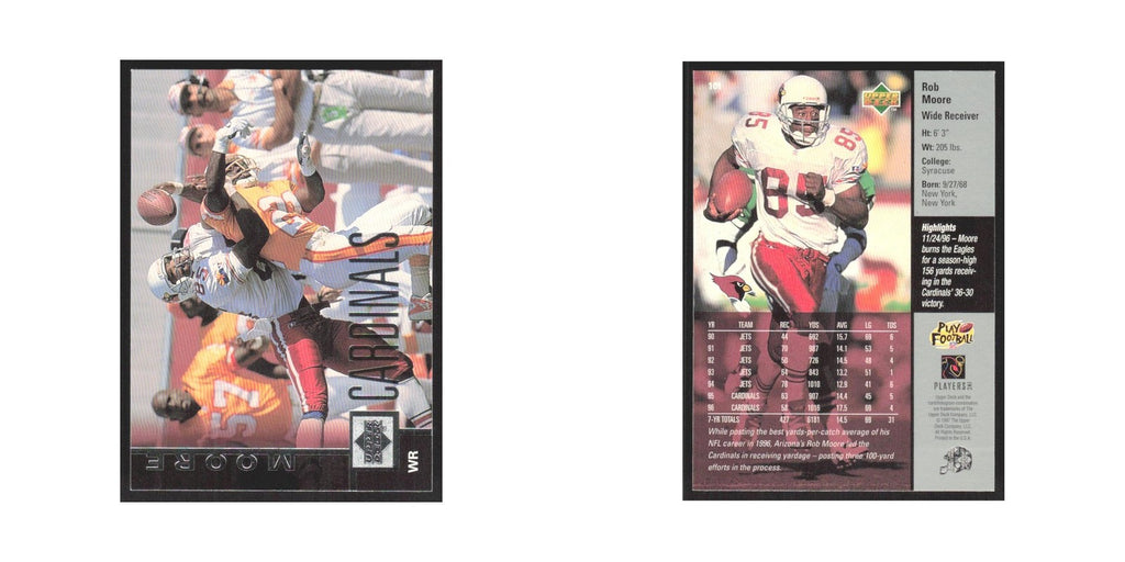 1997 Upper Deck Rob Moore Cardinals #101