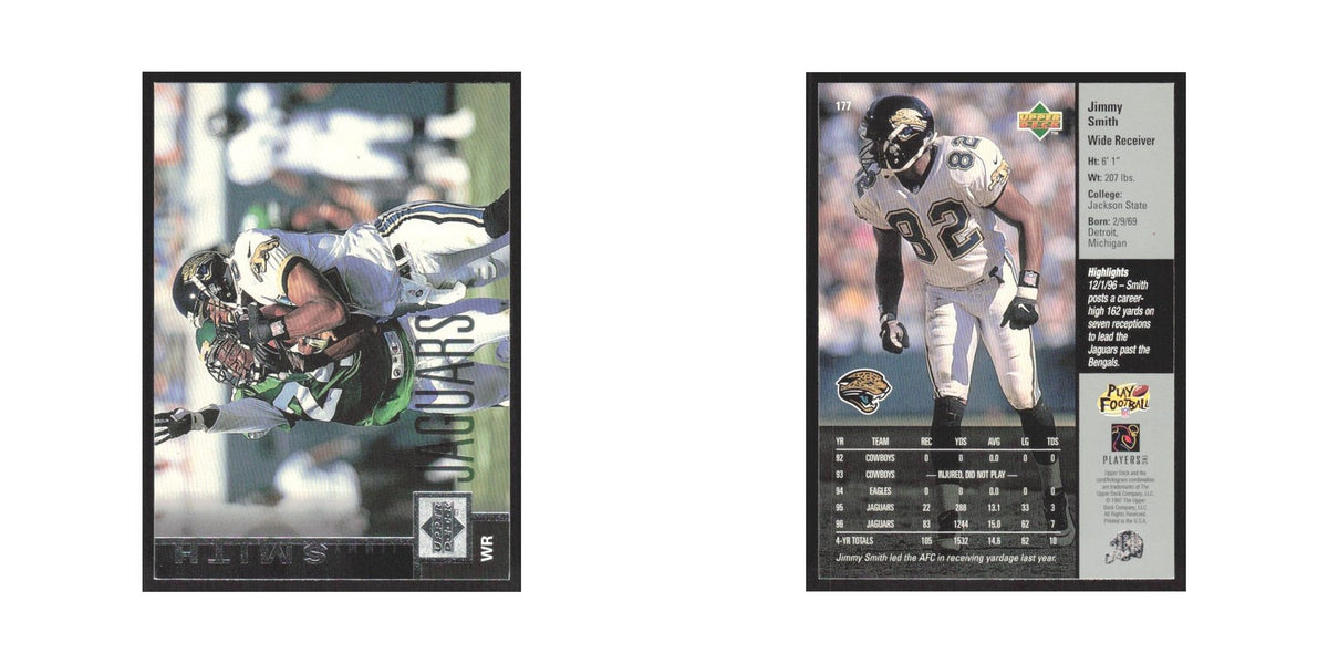 1997 Upper Deck Jimmy Smith Jaguars #177