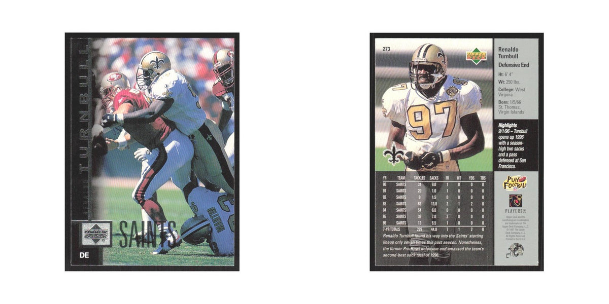 1997 Upper Deck Renaldo Turnbull Saints #273