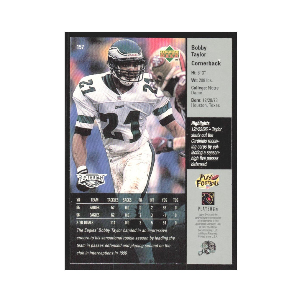1997 Upper Deck Bobby Taylor Eagles #157