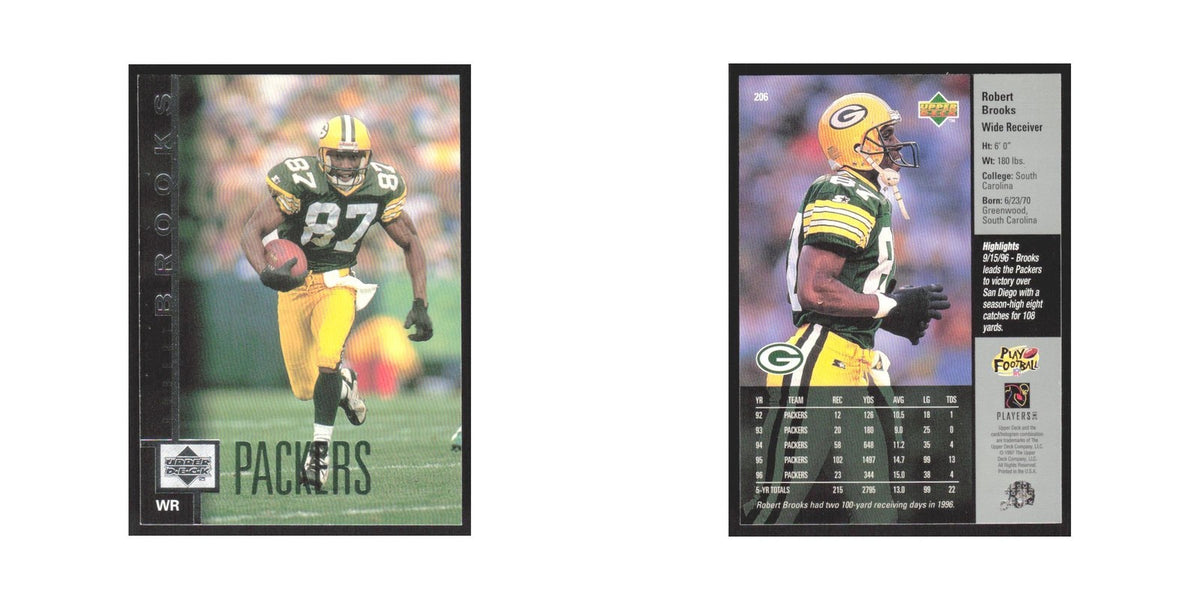 1997 Upper Deck Robert Brooks Packers #206