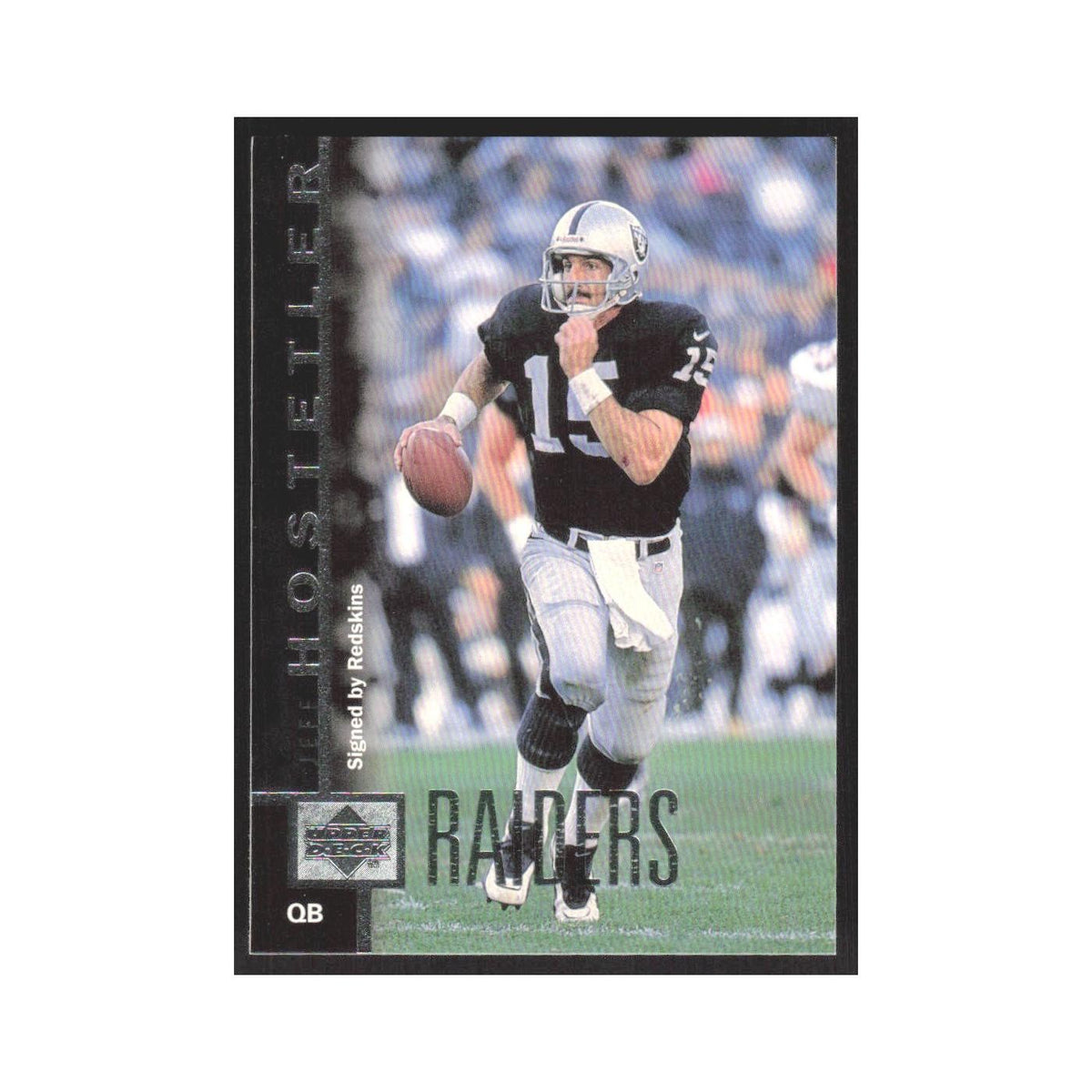 1997 Upper Deck Jeff Hostetler Raiders #267
