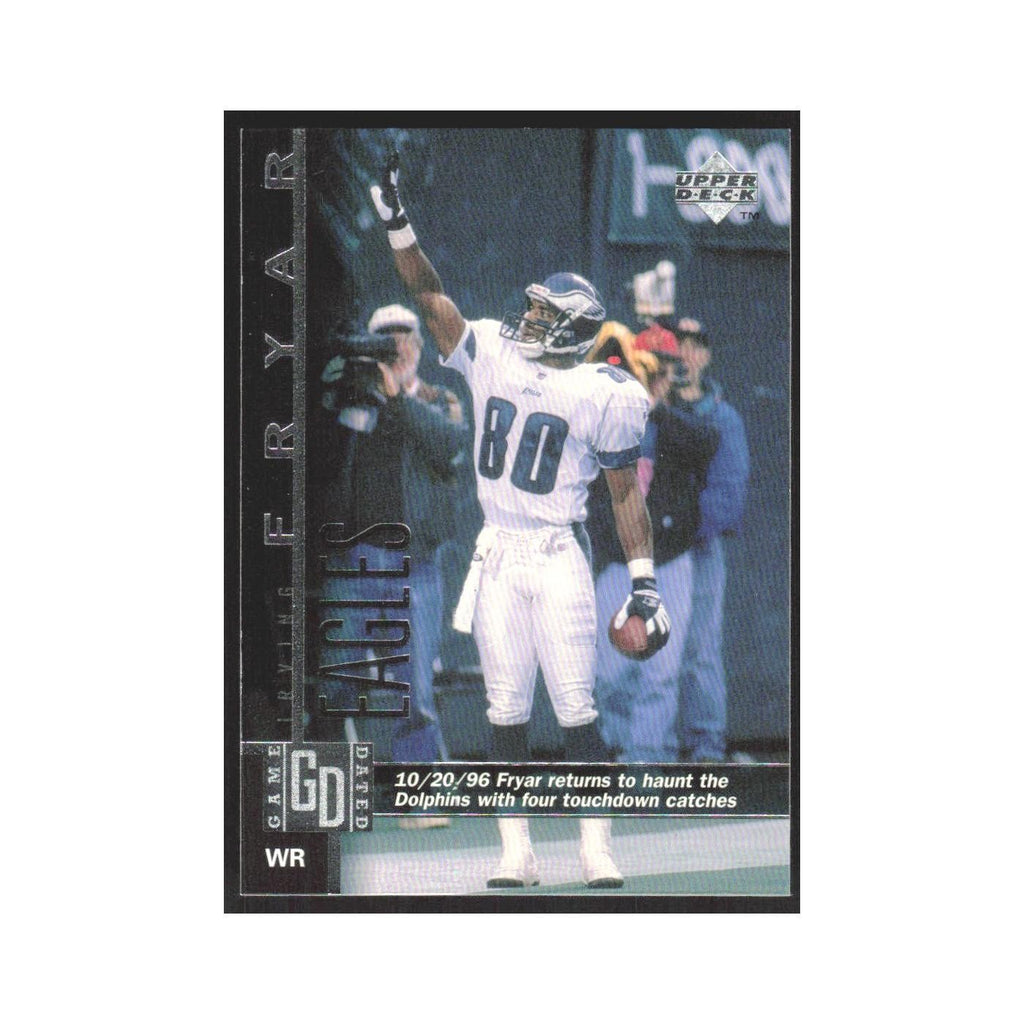 1997 Upper Deck Irving Fryar Eagles #154