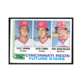 1982 Topps Scott Brown/Geoff Combe/Paul Householder Reds #351