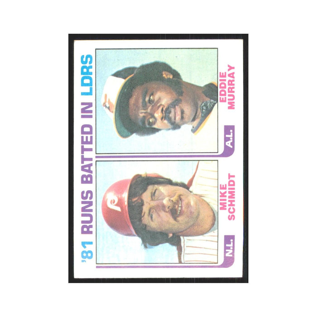 1982 Topps Mike Schmidt/Eddie Murray Philadelphia Phillies/Baltimore Orioles