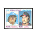 1982 Topps Fernando Valenzuela/Len Barker Los Angeles Dodgers/Cleveland Indians
