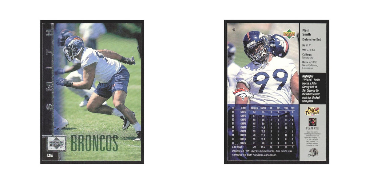1997 Upper Deck Neil Smith Broncos #42