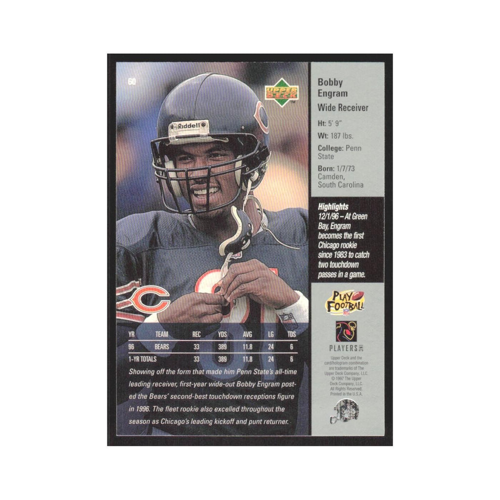 1997 Upper Deck Bobby Engram Bears #60