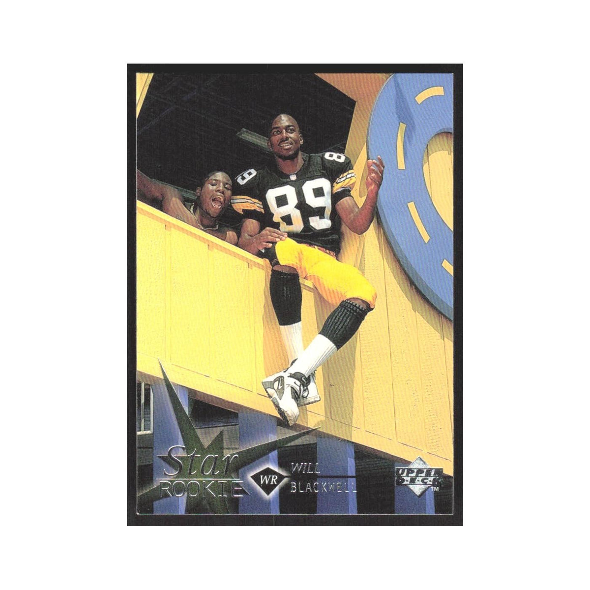 1997 Upper Deck Will Blackwell RC Steelers #22