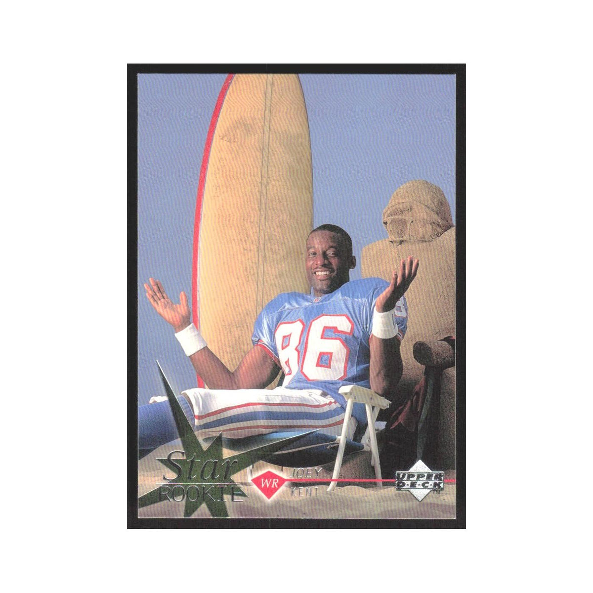 1997 Upper Deck Joey Kent RC Houston Oilers #25